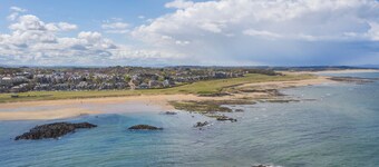 A spacious, imposing, elegant Victorian property with unbeatable sea and golf views