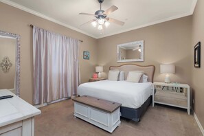 2 bedrooms, travel crib, WiFi, bed sheets