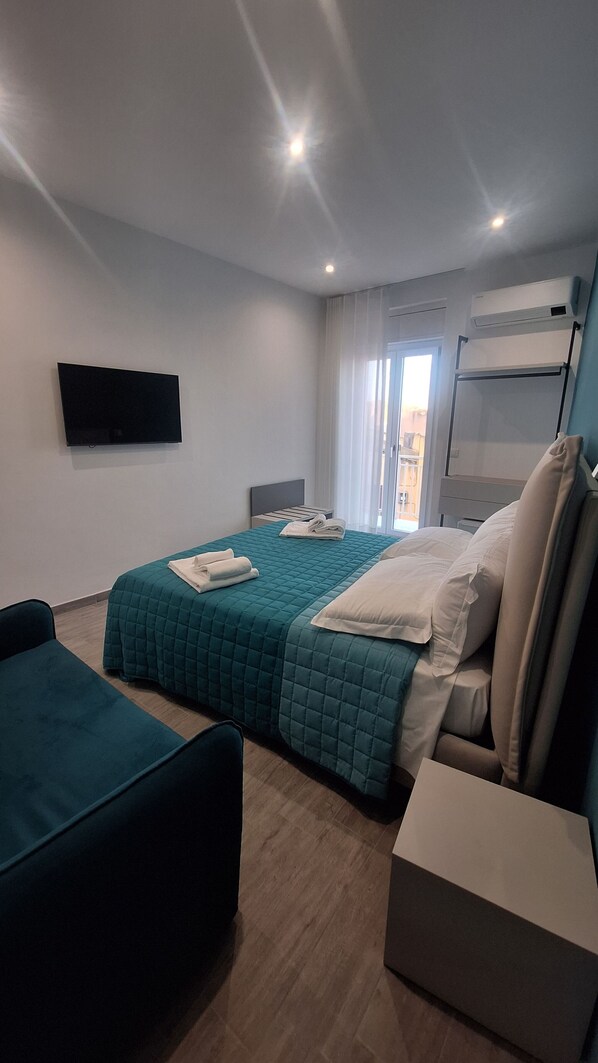 Chambre Double Deluxe, balcon, vue mer