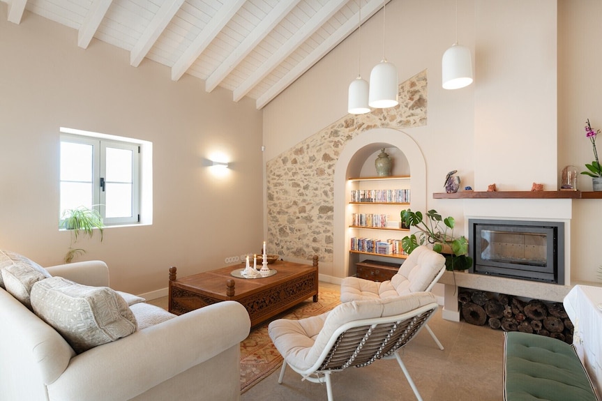 Maison De Vacances « Ferme Moderne Avec Piscine » Avec Vue Sur La Montagne, Wi-fi Et Climatisation - Tavira