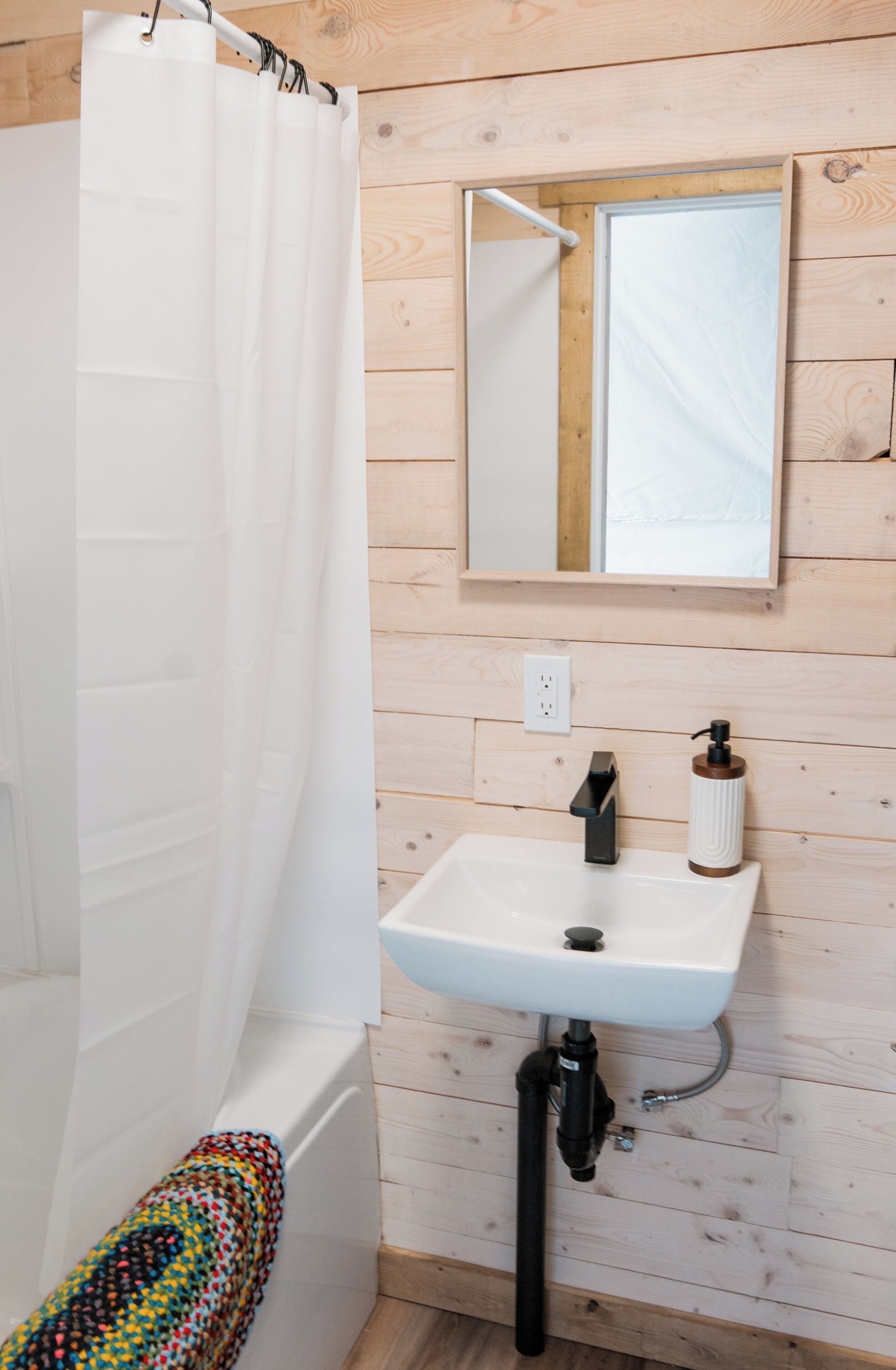 奢華帳棚, 海灣景觀 | 浴室 | 淋浴/浴缸二合一、免費盥洗用品、毛巾