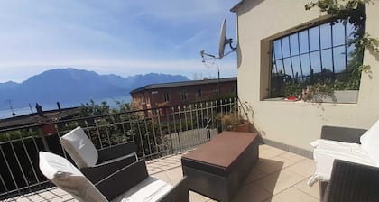 Magnifique duplex 5 piĂšces avec paysage alpin grandiose