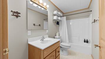 Towels, soap, toilet paper