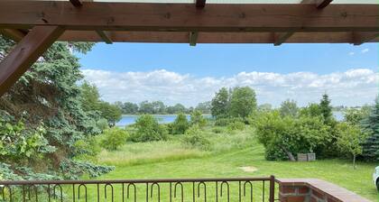 2P vacation home at the bathing lake with fishing boat near Schwerin - Mecklenburgerin