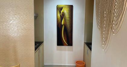 Chic 1-bedroom apartment with AC, fitness room in fabulous Bali Kuta