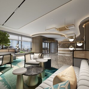 Lobby sitting area