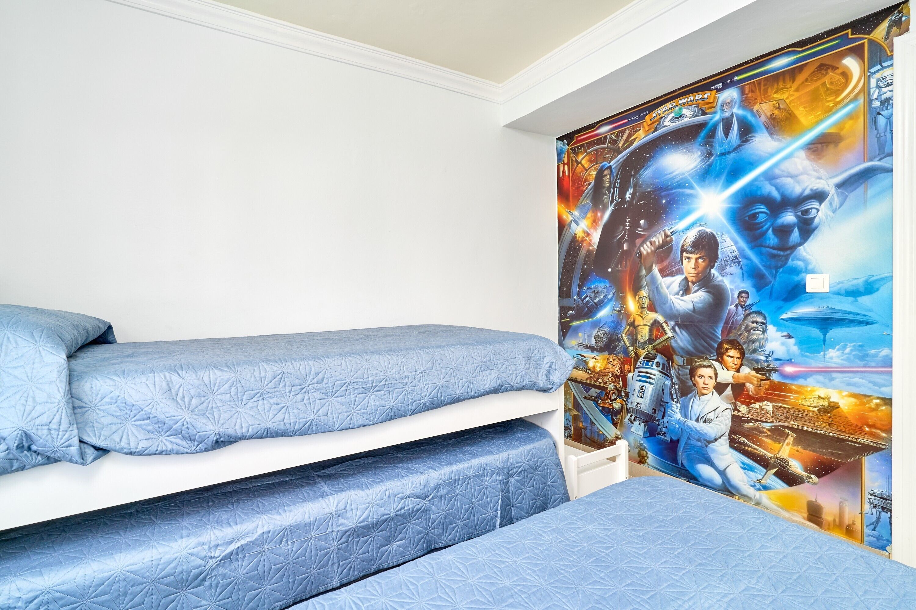 2 slaapkamers, een strijkplank/strijkijzer, wifi, beddengoed