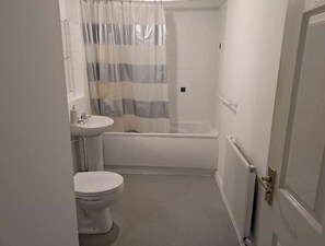 Towels, soap, toilet paper