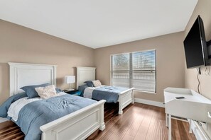 2 عدّة غرف نوم وواي فاي وملاءات أسرّة