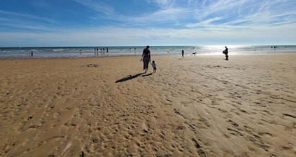 Studio 100m from the sea. Pets welcome!
