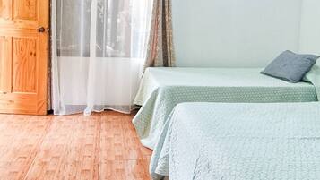 1 室のベッドルーム、WiFi、ベッドシーツ