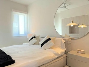 1 bedroom, iron/ironing board, travel crib, free WiFi
