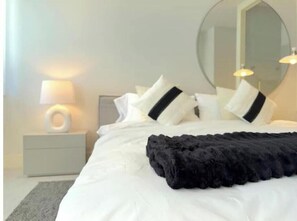 1 bedroom, iron/ironing board, travel crib, free WiFi