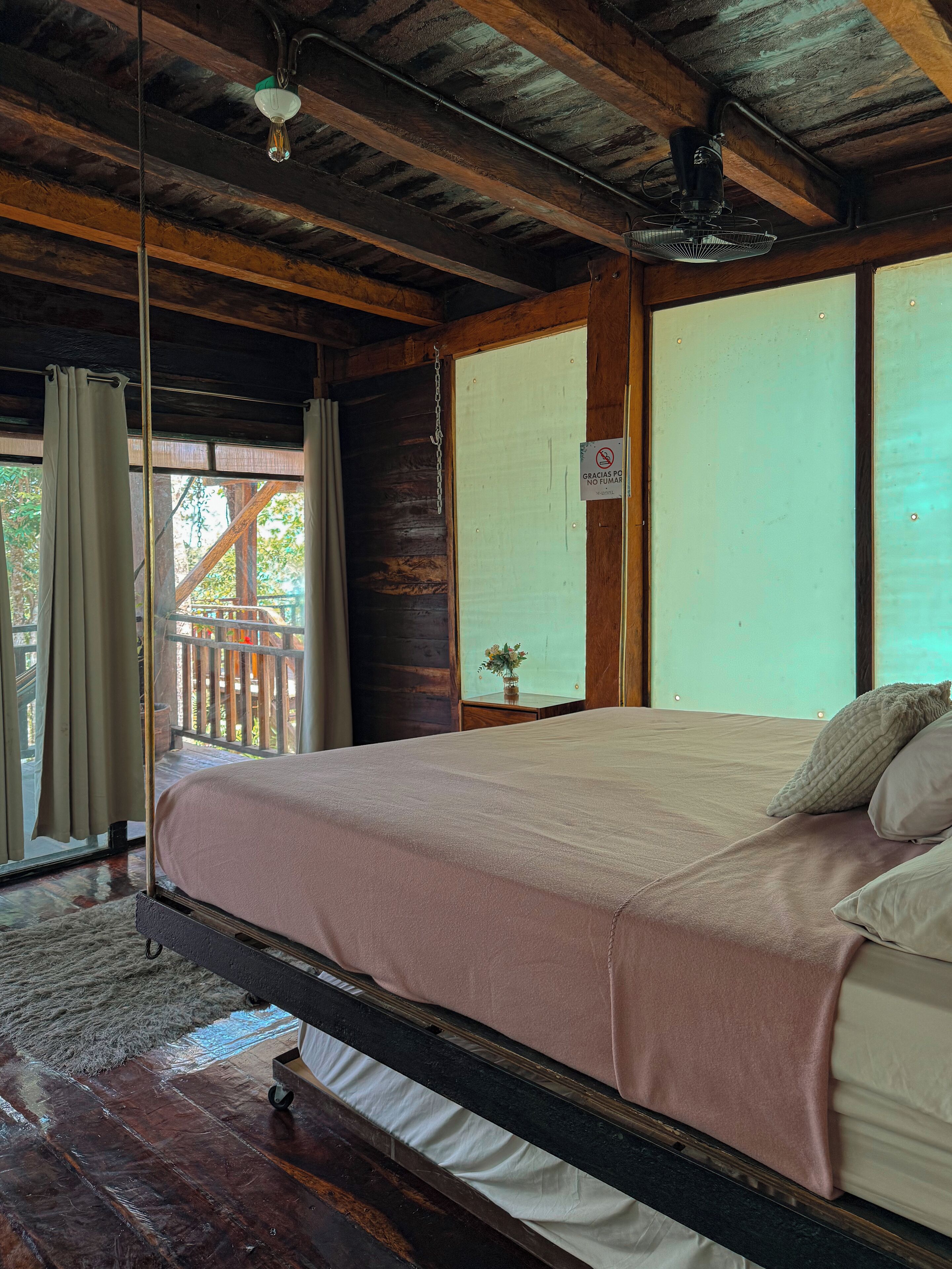 Cabin, partial lagoon view