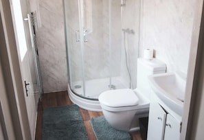 Een douche, een haardroger