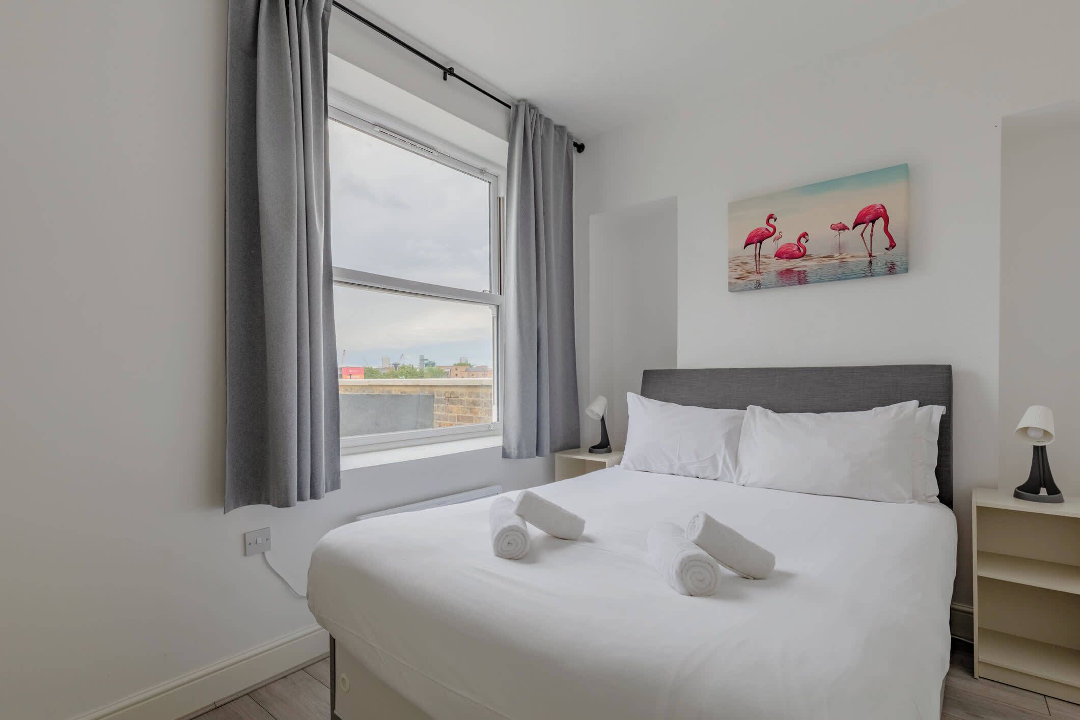 1 bedroom, iron/ironing board, Internet, bed sheets