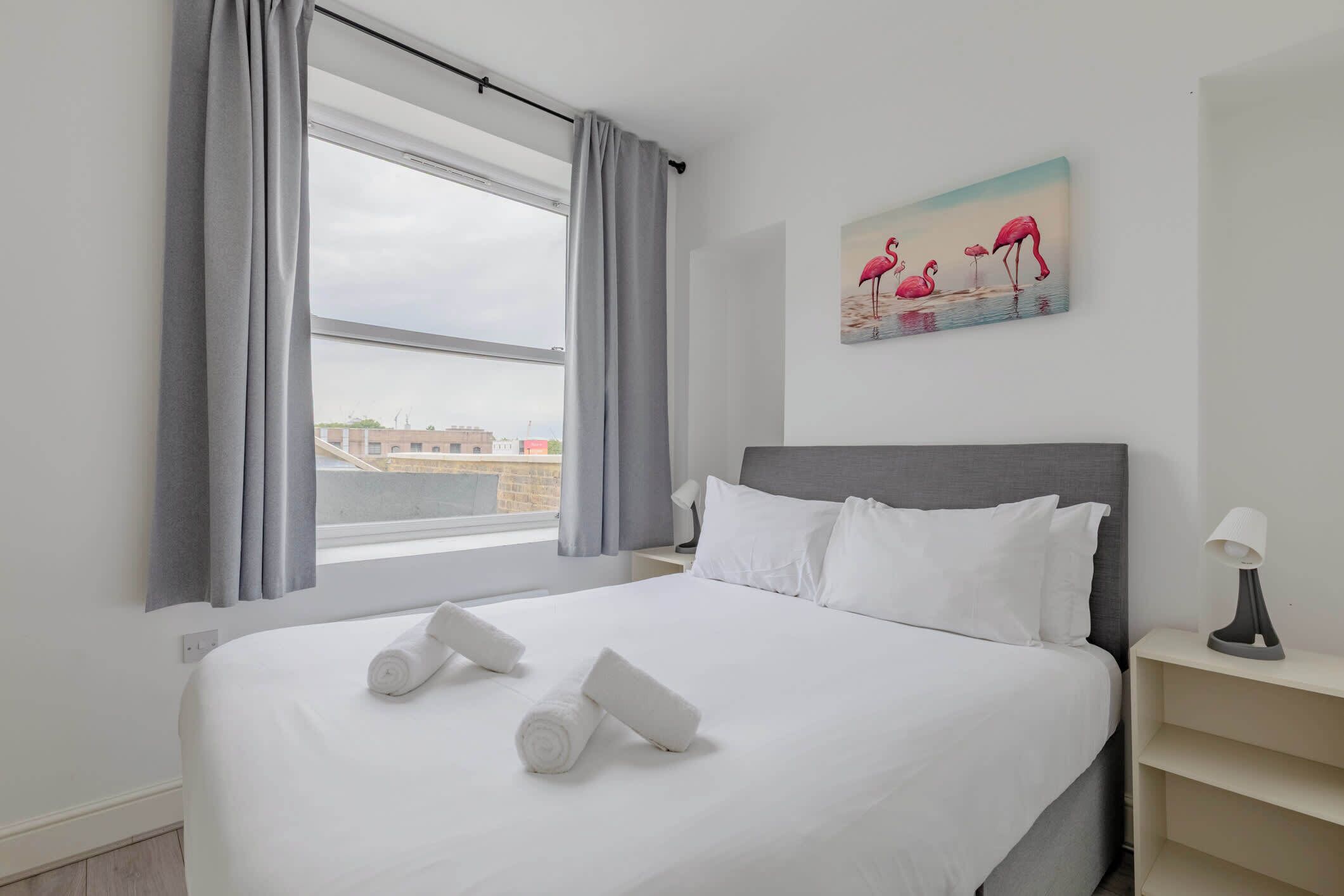 1 bedroom, iron/ironing board, internet, bed sheets