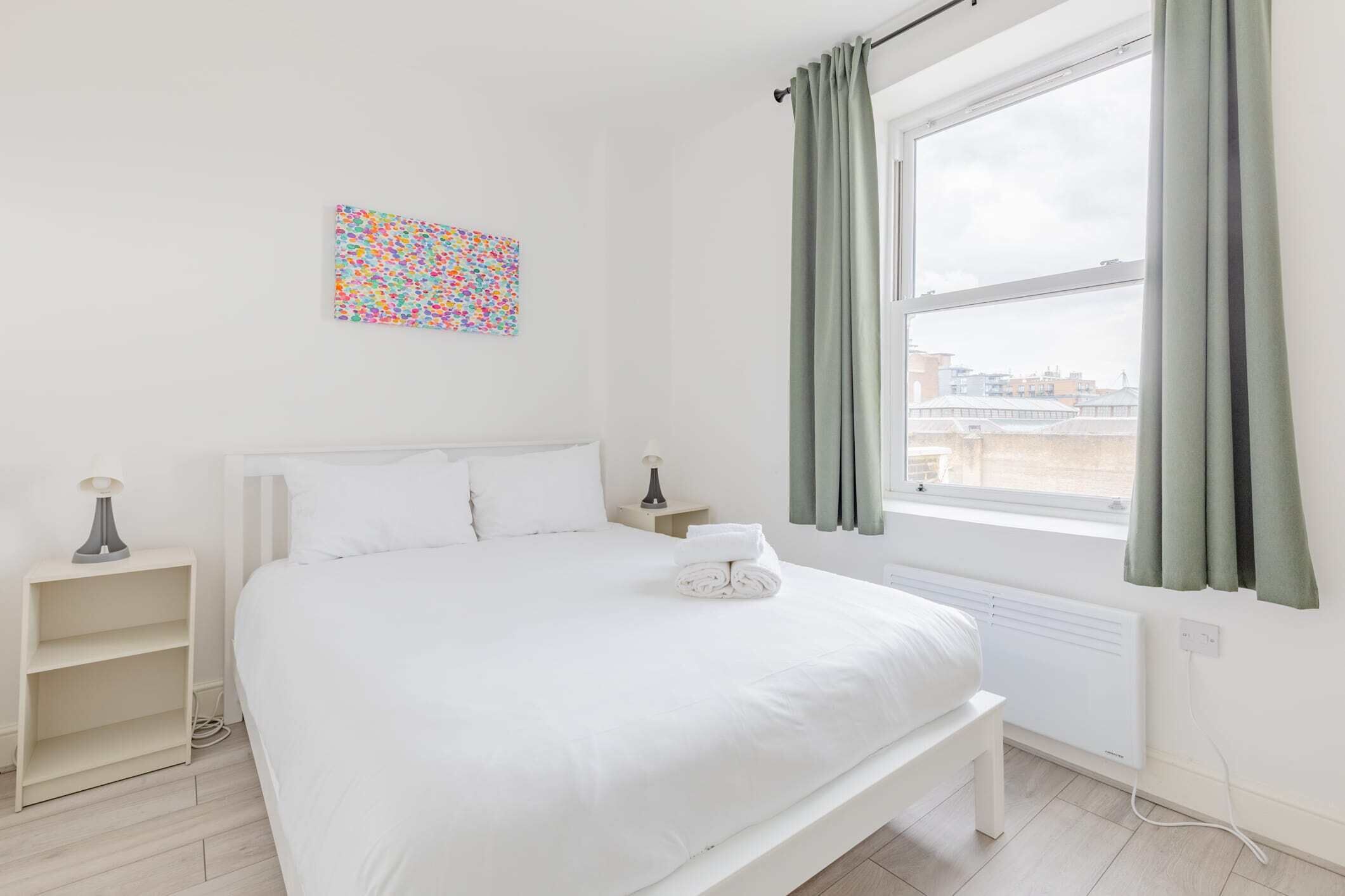 1 bedroom, iron/ironing board, internet, bed sheets