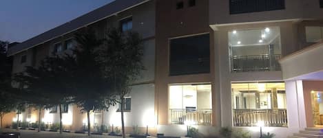 Front of property - evening/night