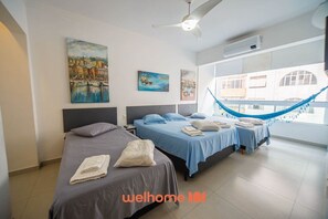 2 bedrooms, desk, WiFi