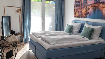 2 chambres, fer et planche Ă repasser, Wi-Fi, draps fournis