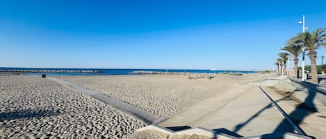 On the beach