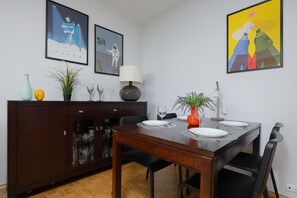 Dining - Spacious Apartment | Two Bedrooms and Balcony (Warszawa)