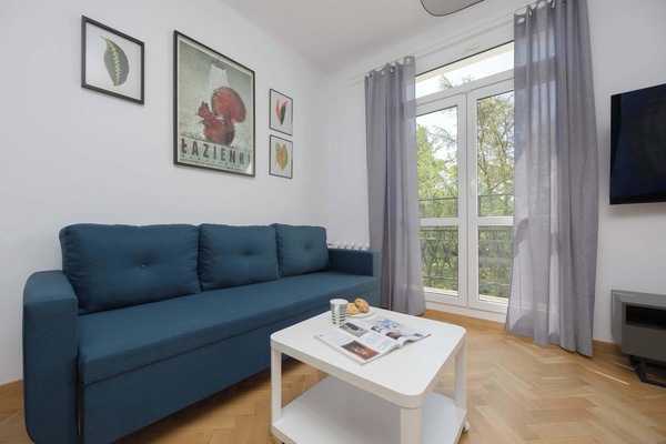 The living room offers a perfect blend of comfort and modern style.