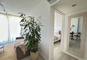 Apartment, Balcony, Garden View | Living area