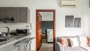 Living area - Hermoso apartamento con vista a la ciudad (Santo Domingo)