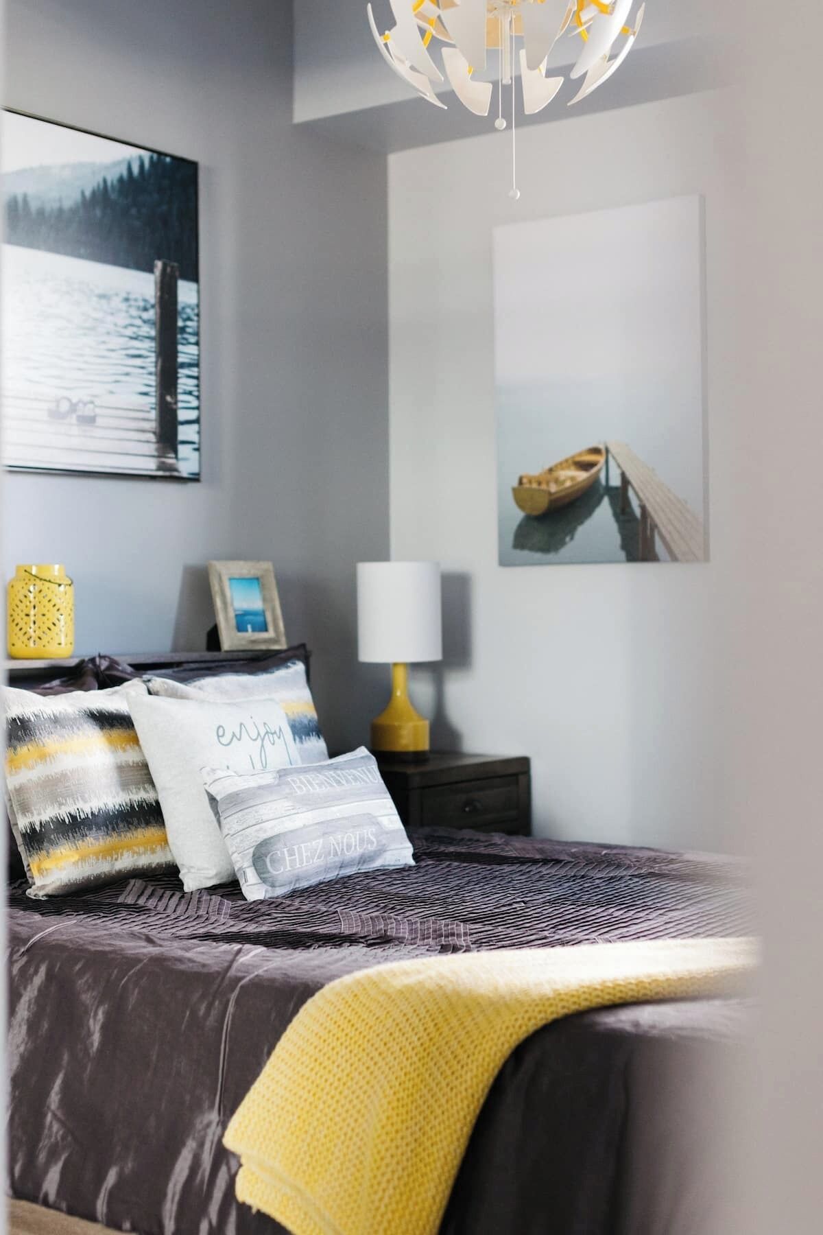 2 chambres, fer et planche à repasser, Wi-Fi, draps fournis