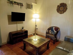 TV, fireplace, DVD player