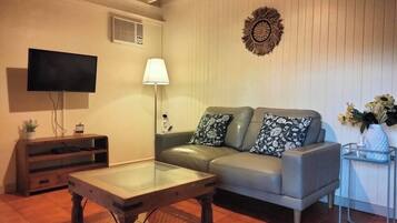TV, fireplace, DVD player