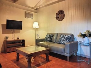 TV, fireplace, DVD player