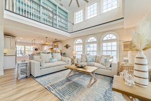 Smart TV, livros, escritórios