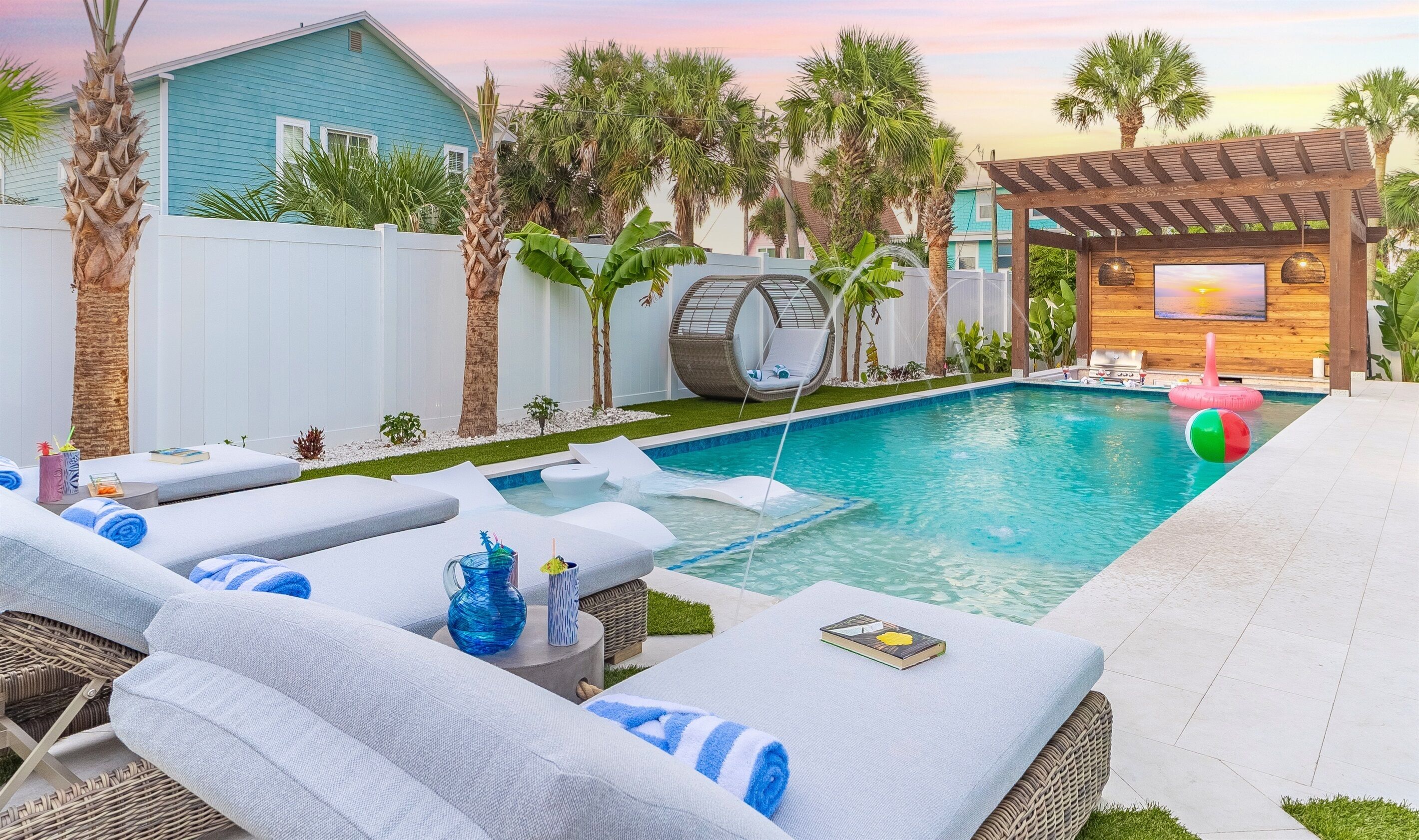 Una piscina climatizada