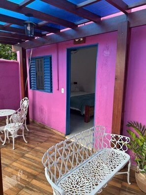 Terrace/patio - Pousada Refugio Encantado (Goiás)