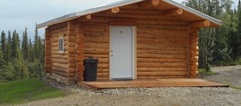 Experience True Alaska secluded Cabin just 15 minutes from Denali National Park.