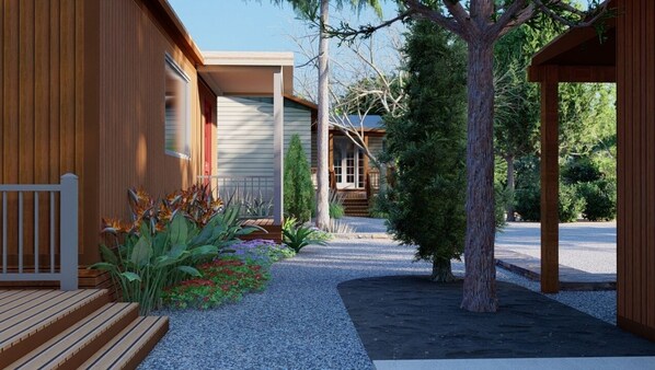 Enceinte de l’hébergement