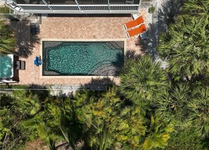 Udendørs pool, opvarmet pool