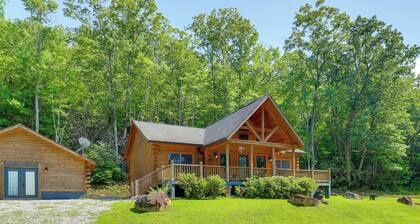 Explore Linville Falls: Cabin w/ Game Room + Deck!
