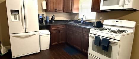 Microwave, oven, stovetop