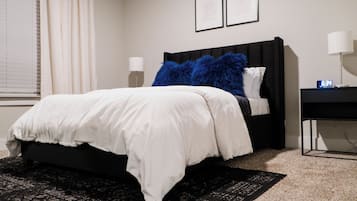 1 bedroom, bed sheets