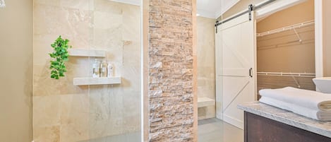 Shower, soap