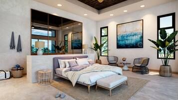 5 soverom, safe på rommet, strykejern/-brett og wi-fi