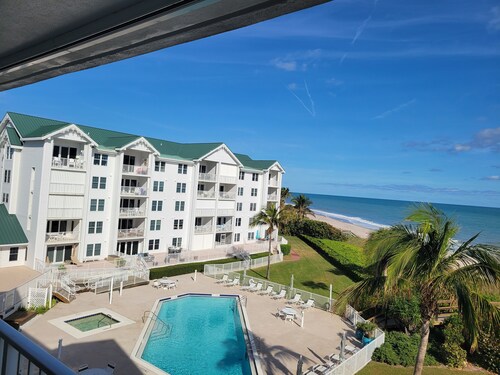 Beachfront Condo  2-bedroom in fabulous Vero Beach with Gym and Heated Pool.