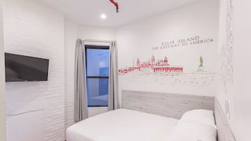 Habitación estándar doble | Tabla de planchar con plancha, wifi gratis, ropa de cama