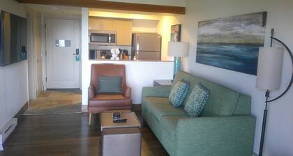 Hyatt Carmel Highlands Inn ocean view condo with kitchen, fireplace, balcony,