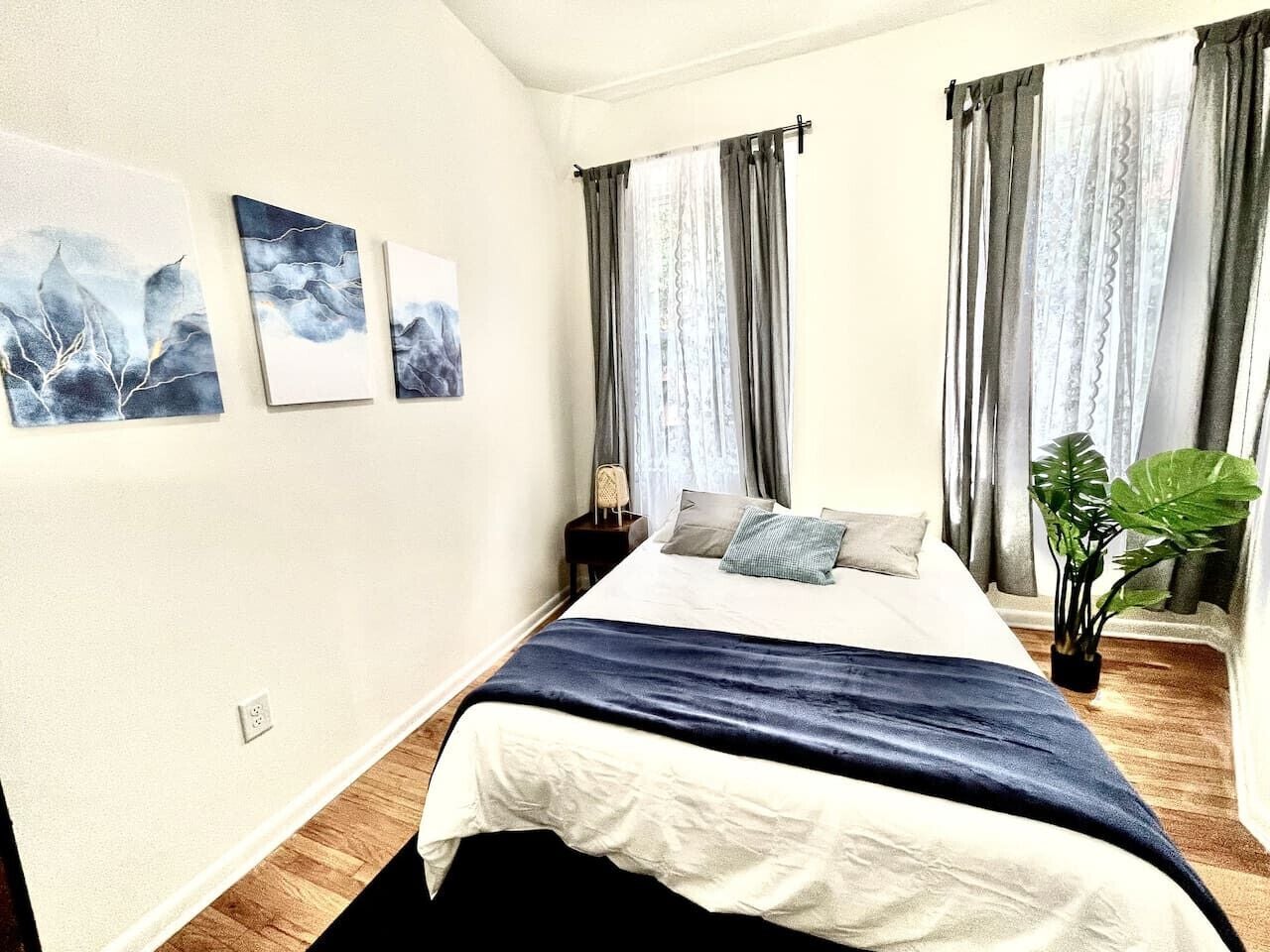 2 間睡房、熨斗/熨衫板、Wi-Fi、床單