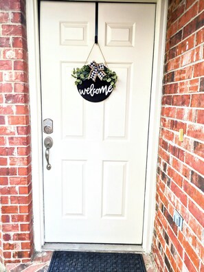 Exterior detail - "Luxury Living at Your Doorstep" (Fort Worth)